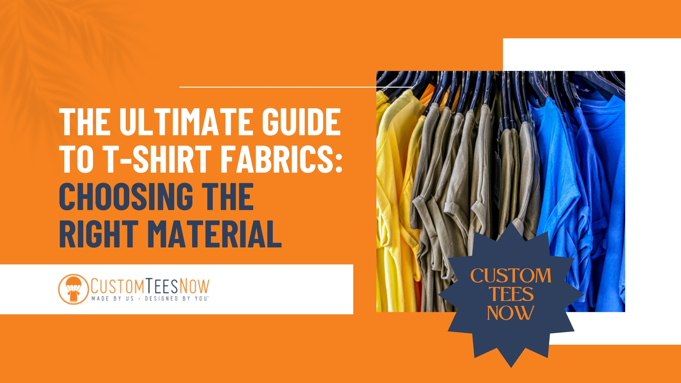 The Ultimate Guide to T-Shirt Fabrics: Choosing the Right Material