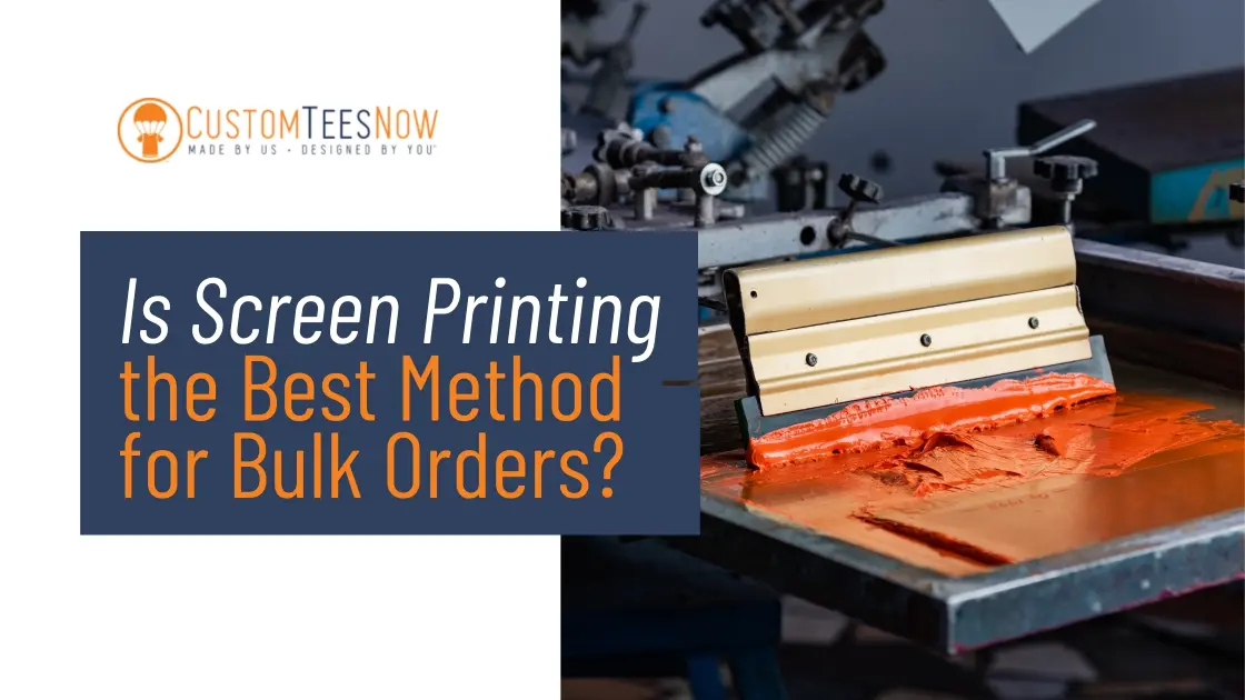 Screen printing t-shirts in bulk