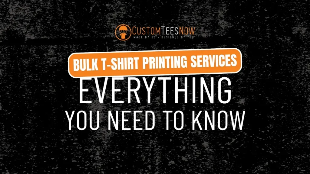 Bulk T-Shirt Printing Services |