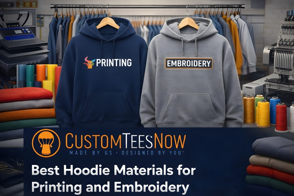 Best Hoodie Materials for Printing and Embroidery