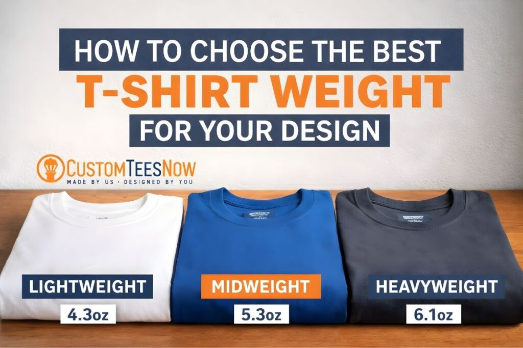 How to Choose the Best T-Shirt Weight for Your Design