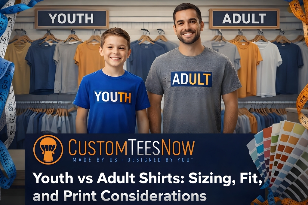Youth vs Adult Shirts: Sizing, Fit, and Print Considerations