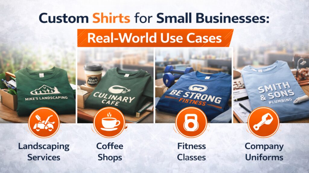 Custom Shirts for Small Businesses: Real-World Use Cases