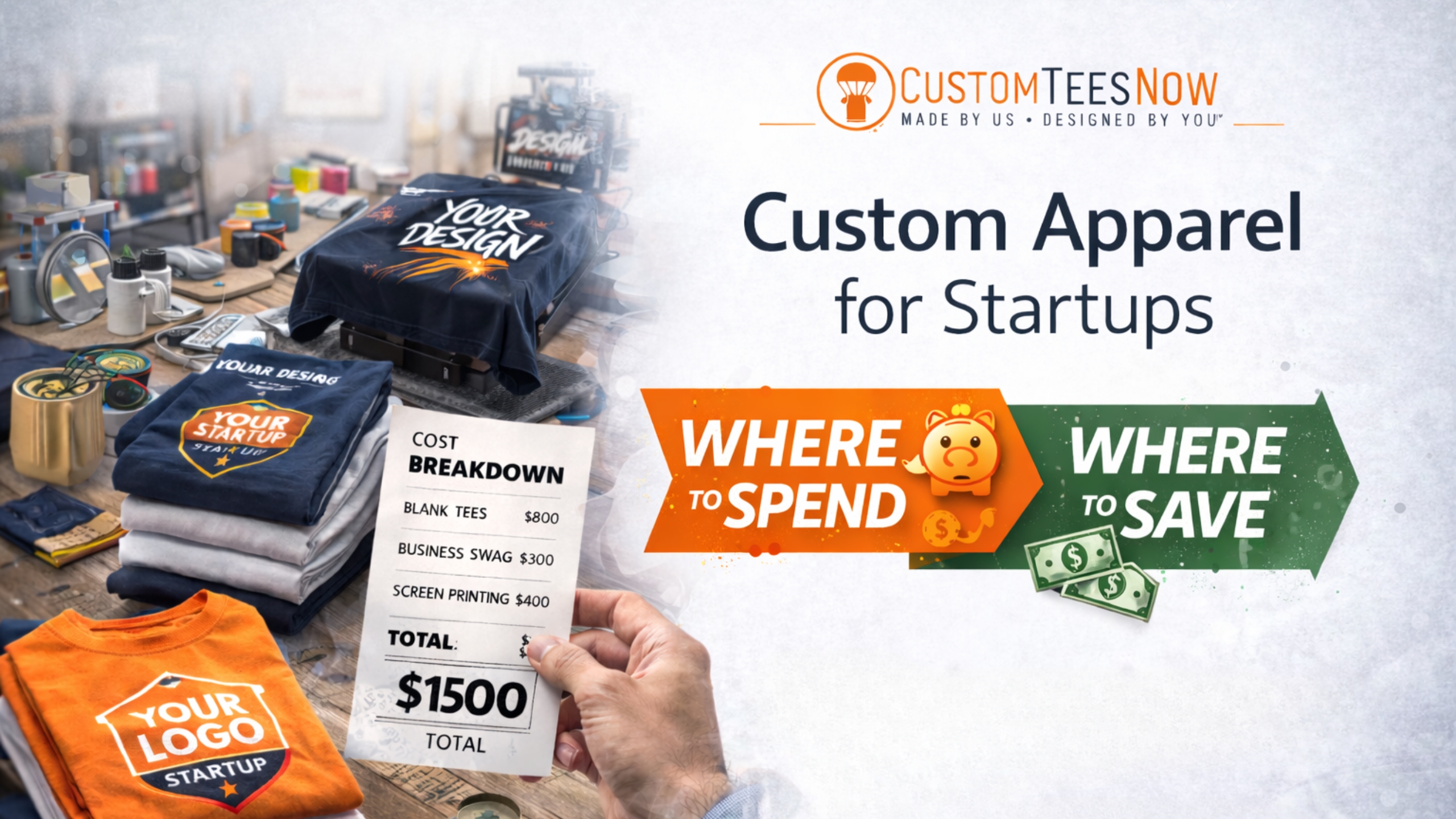 Custom Apparel for Startups: Where to Spend and Where to Save