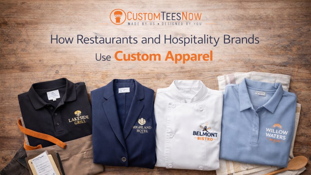 How Restaurants and Hospitality Brands Use Custom Apparel