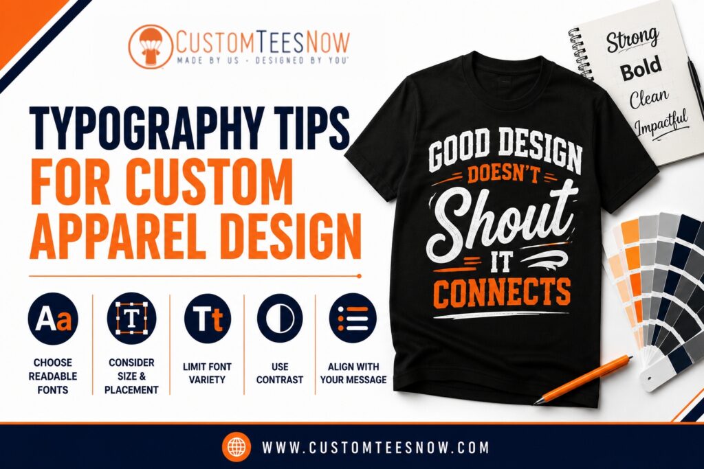 typography for t-shirts
